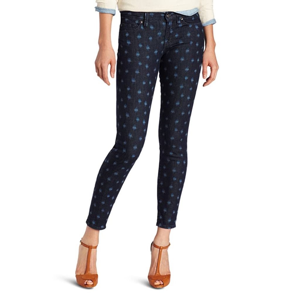 Lucky Brand Women's Sofia Skinny in Polka Dot Ikat